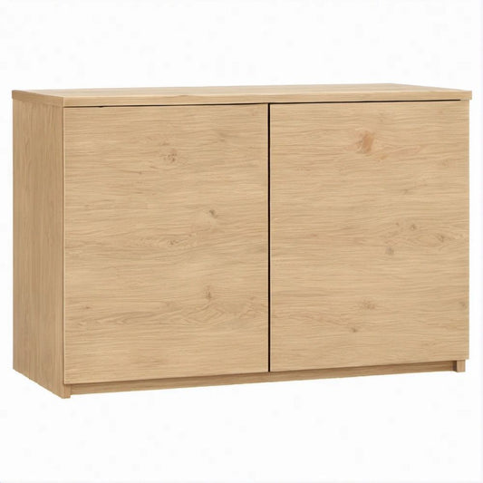 Armário de Arrumação em Carvalho Claro com 2 Portas, 100 x 40 x 80 cm